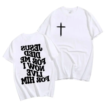 Christian T Shirt Jesus Bible Verse