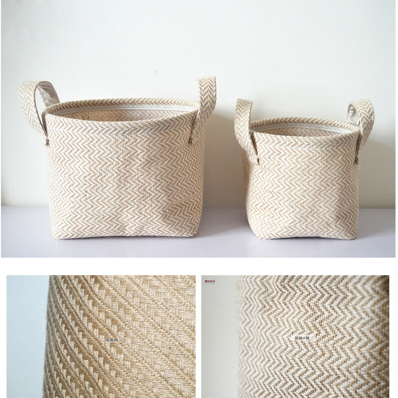 Woven Jute Storage Basket