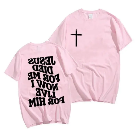 Christian T Shirt Jesus Bible Verse