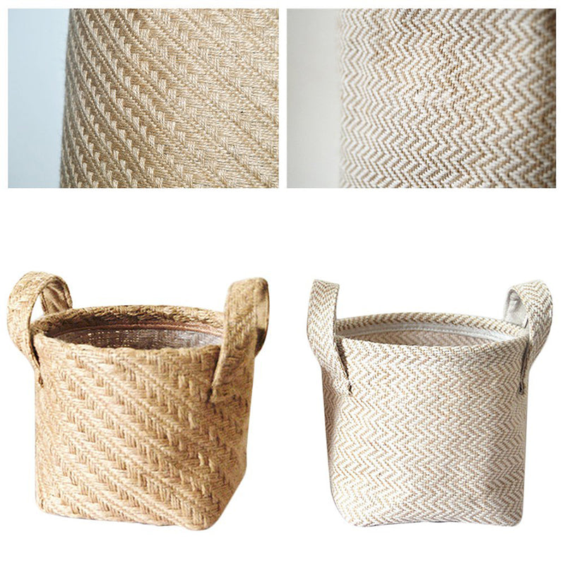Woven Jute Storage Basket